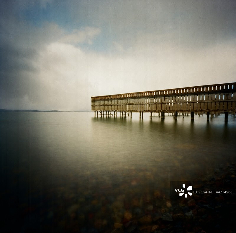 蒙大拿码头图片素材