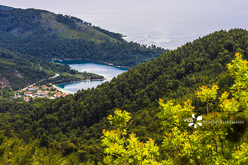 心形海湾图片素材