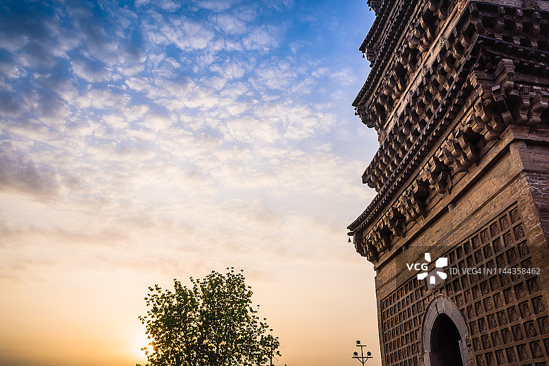 中国宋代佛塔图片素材