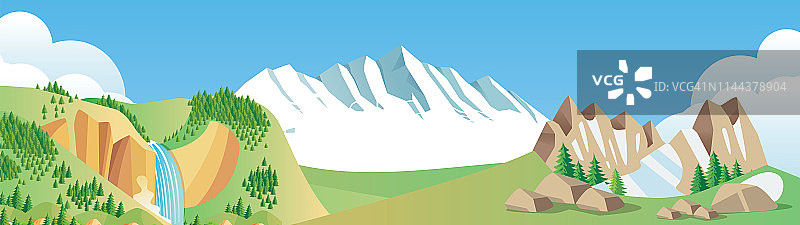 山脉与自然风光图片素材