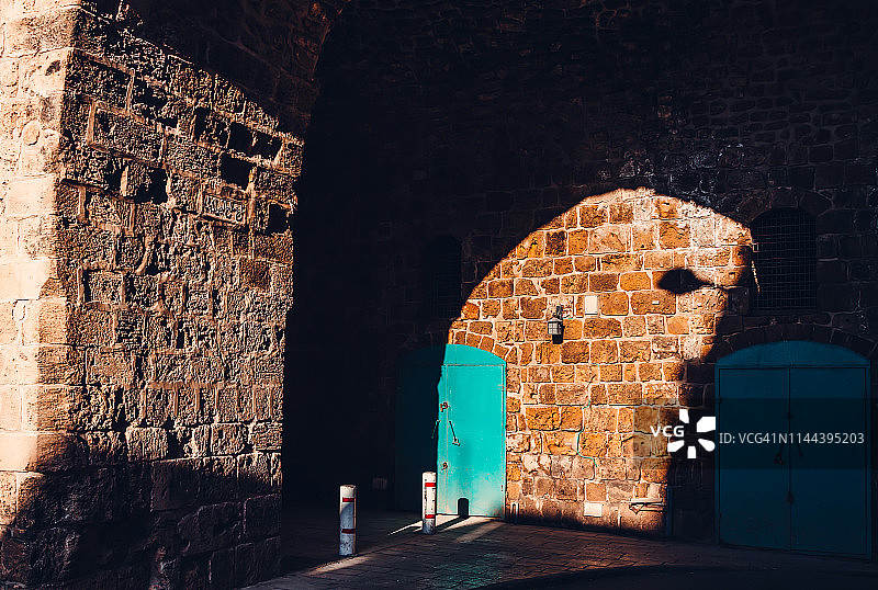 阿科老城门图片素材