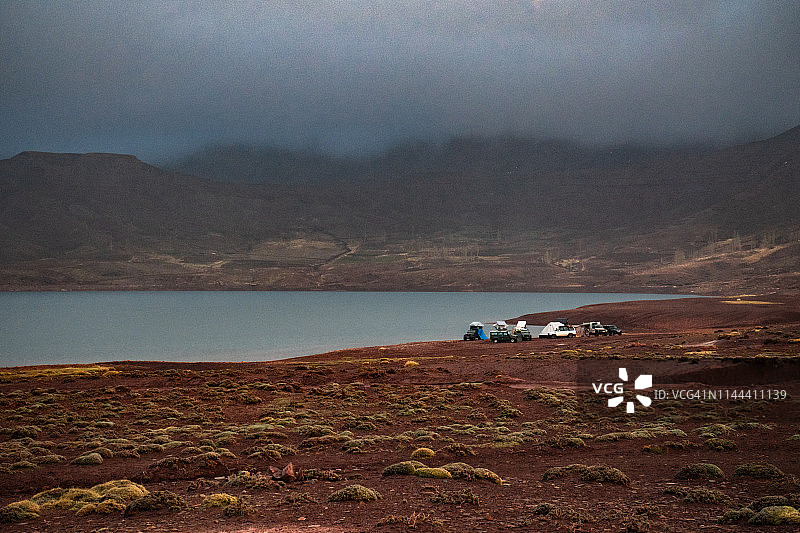 摩洛哥山区风暴自然全景图片素材
