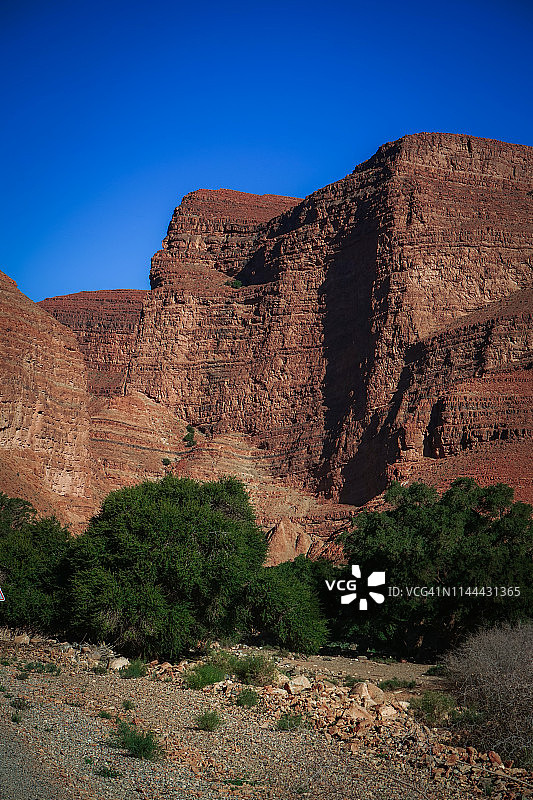 摩洛哥非洲岩石峡谷图片素材