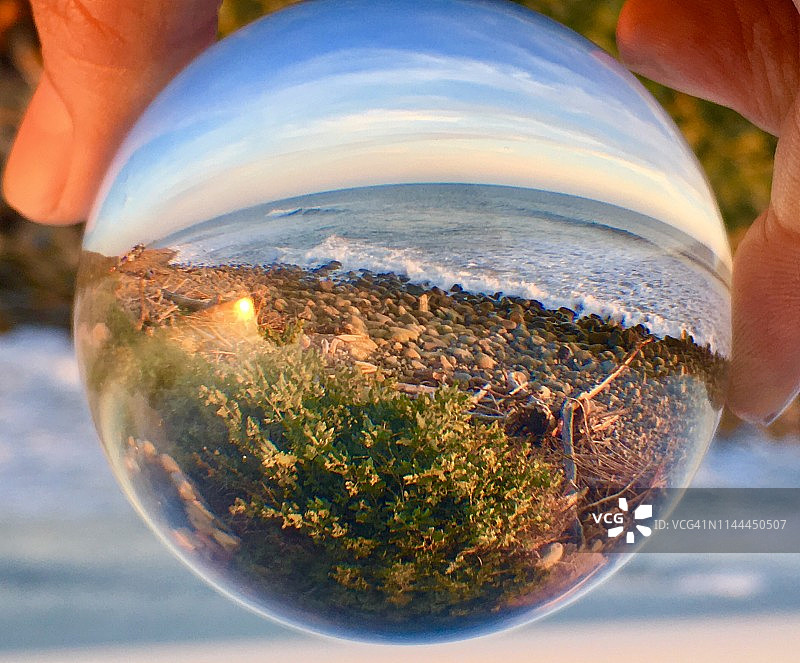 文图拉海滩岩石海岸图片素材