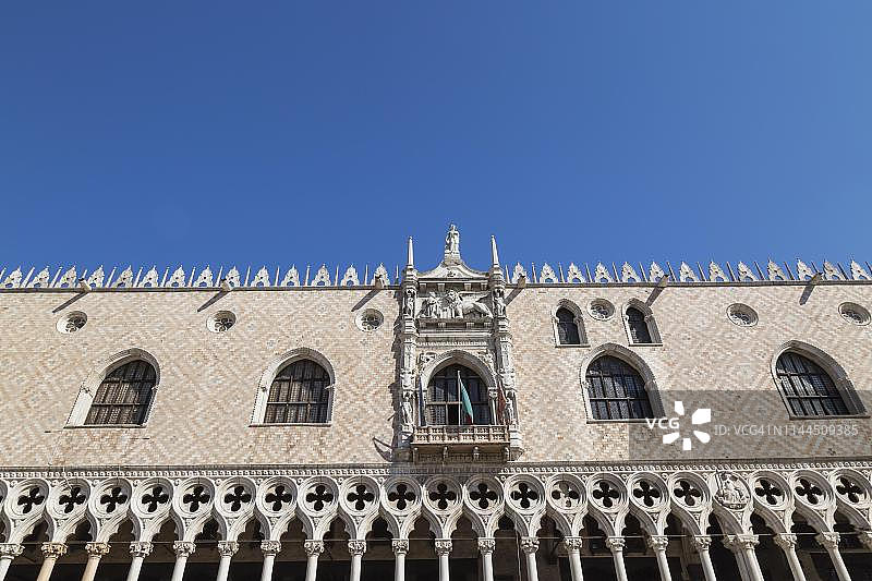 威尼斯哥特式风格的总督宫图片素材