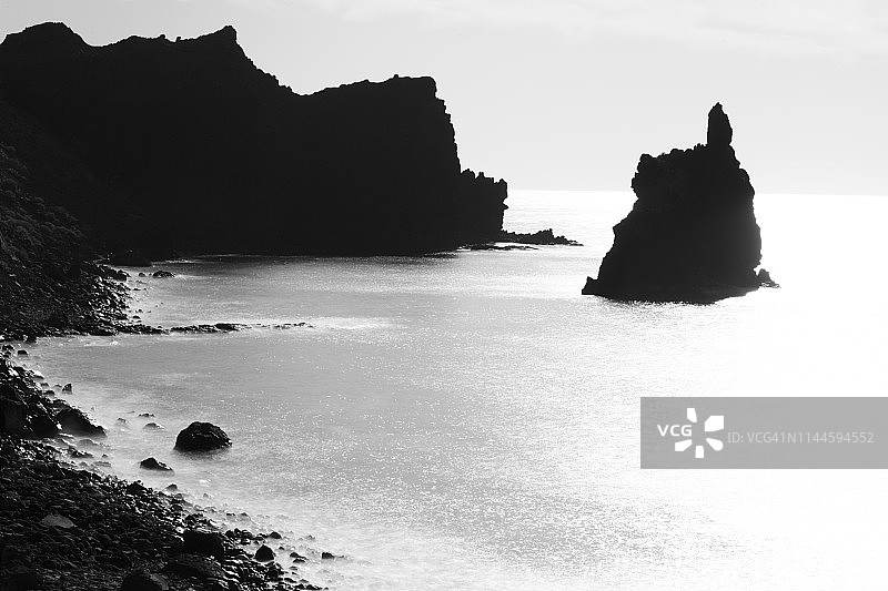 拉斯普拉亚斯附近的罗克博南萨，耶罗岛图片素材