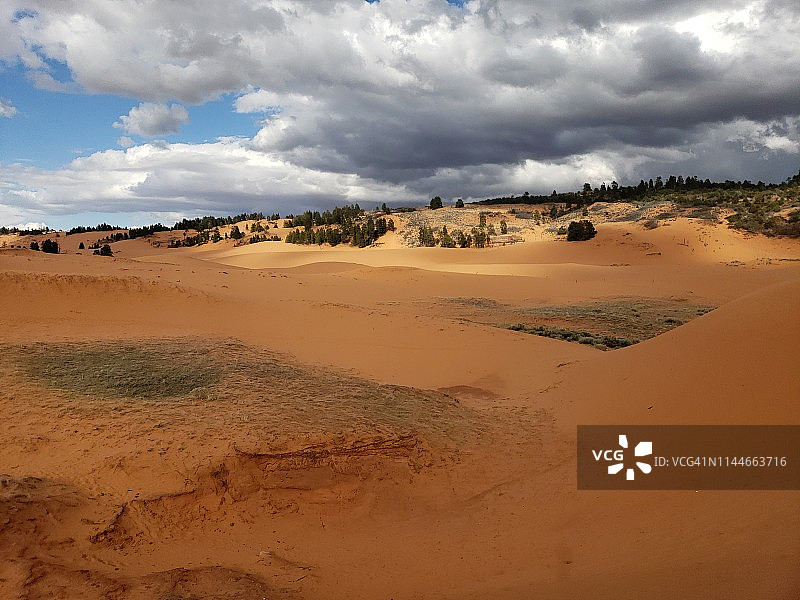 珊瑚粉红沙丘州立公园，犹他州图片素材