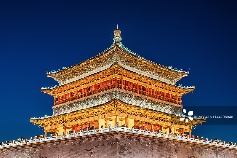 西安钟楼图片素材