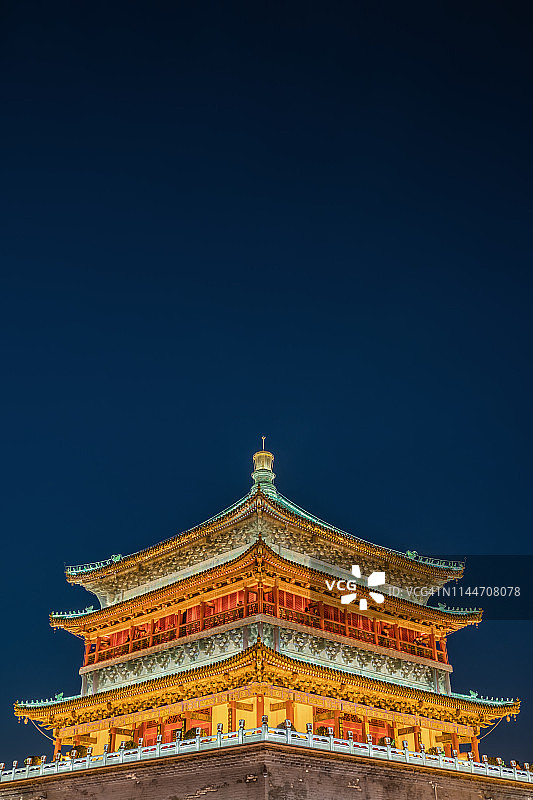 西安钟楼图片素材