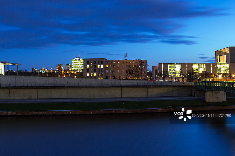 波茨坦广场和瑞士大使馆（德国柏林）图片素材