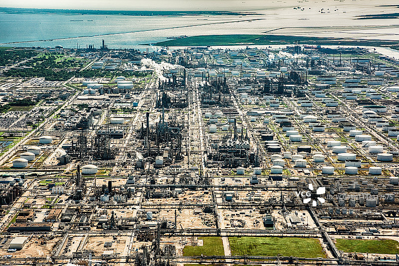 美国炼油厂图片素材