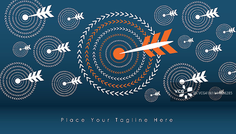 目标与目标扁平现代设计图片素材