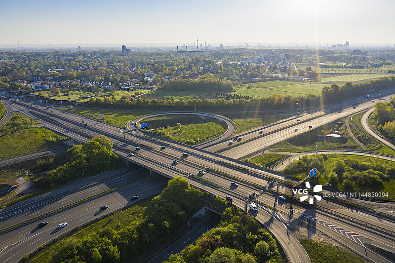 高速公路立交图片素材