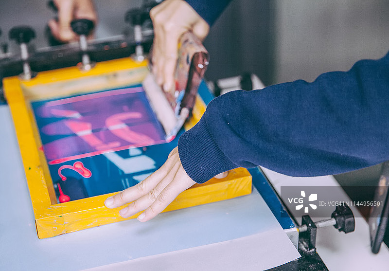 丝网印刷图片素材