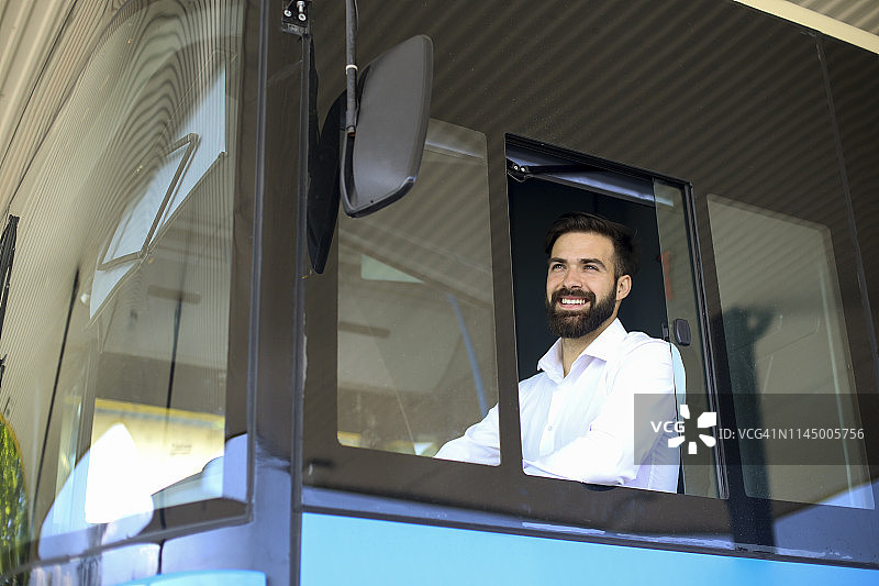 公共汽车司机图片素材