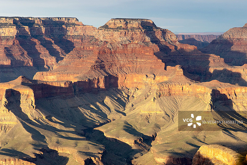 大峡谷南缘亚基点的日落图片素材