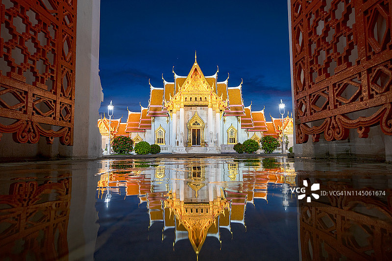 泰国曼谷的云石寺图片素材