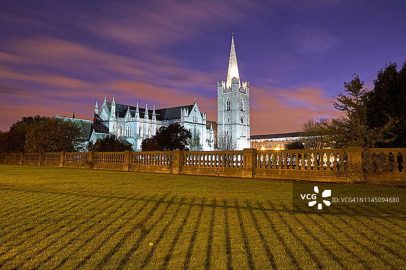 爱尔兰都柏林圣帕特里克大教堂图片素材