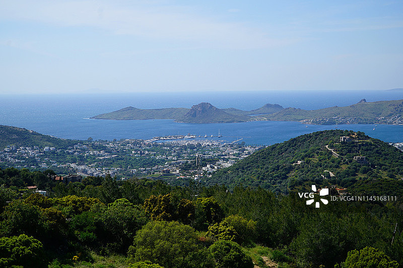 土耳其博德鲁姆亚利卡瓦克海湾图片素材