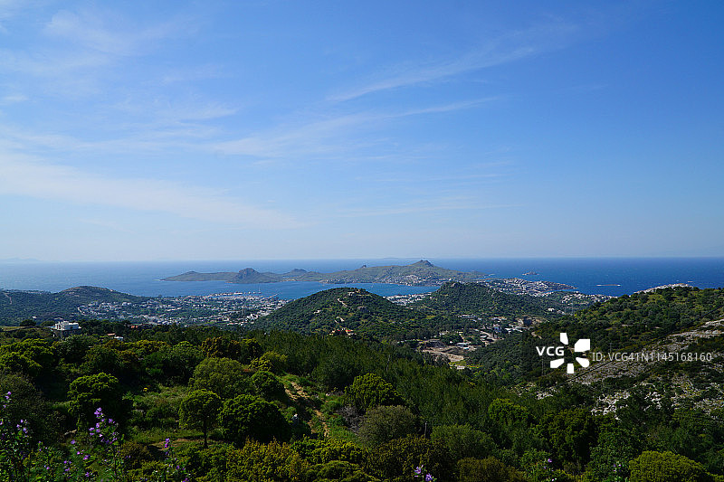 土耳其博德鲁姆亚利卡瓦克海湾图片素材