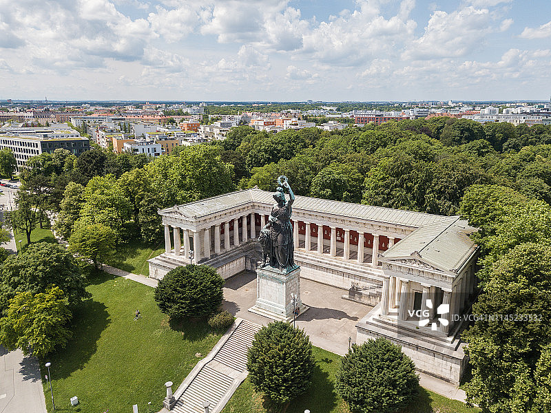 巴伐利亚慕尼黑与名人堂图片素材