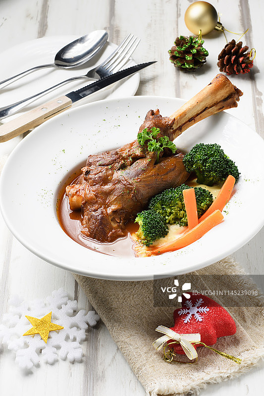 红烧羊胫图片素材