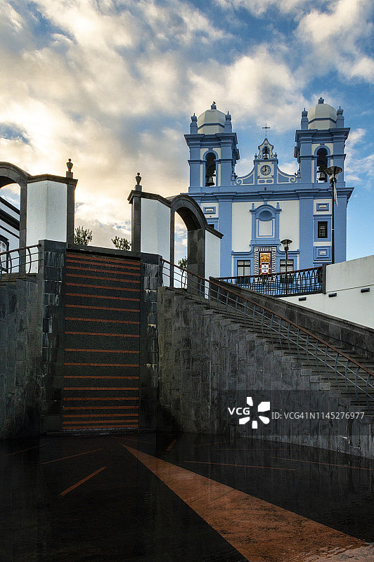 葡萄牙亚速尔英雄港慈悲教堂图片素材