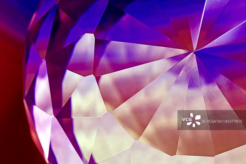 多面水晶特写图片素材