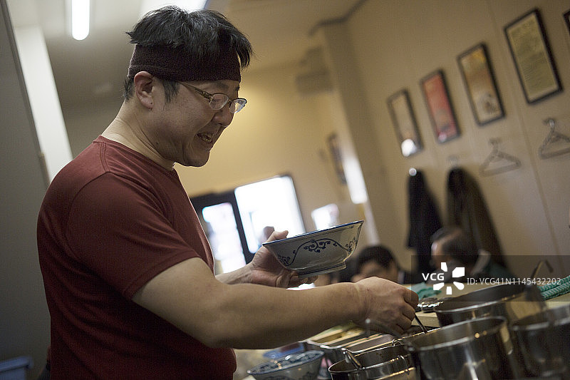 日本拉面店SORENARI的景色图片素材