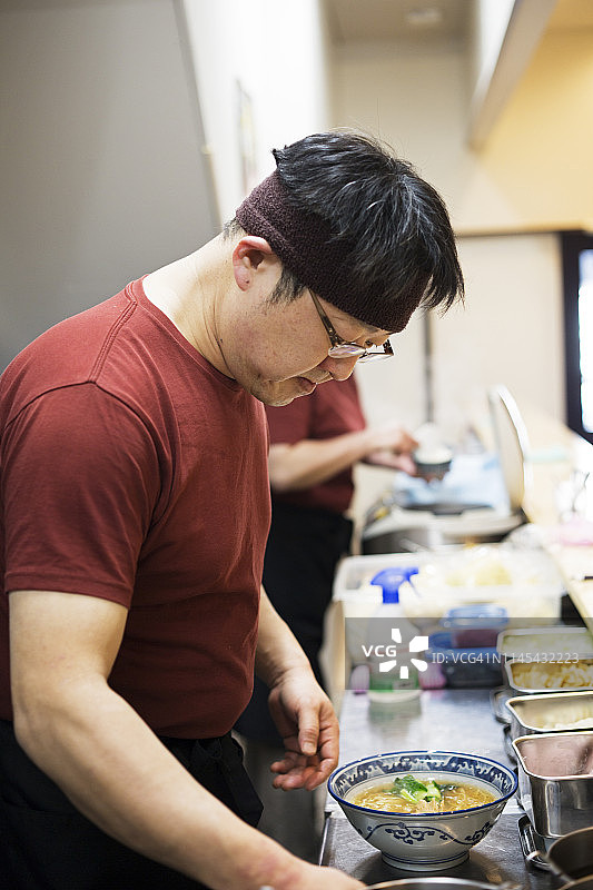 日本拉面店SORENARI的景色图片素材