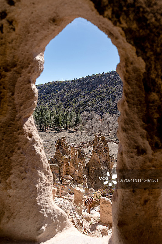 Bandelier国家纪念碑图片素材