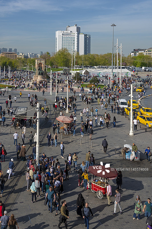 伊斯坦布尔塔克西姆广场图片素材