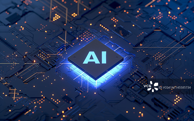 AI,电路板图片素材