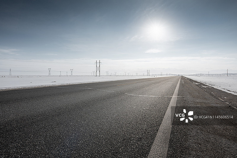 荒野公路图片素材