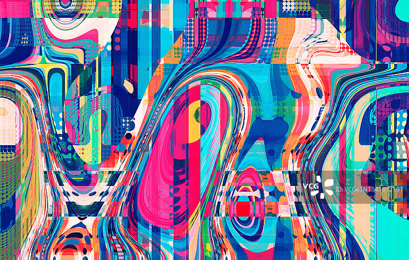 抽象几何拼贴背景图片素材