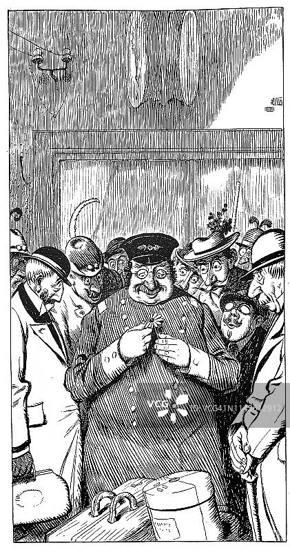 铁路工人手持鲜花图片素材