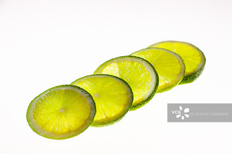 青柠切片图片素材
