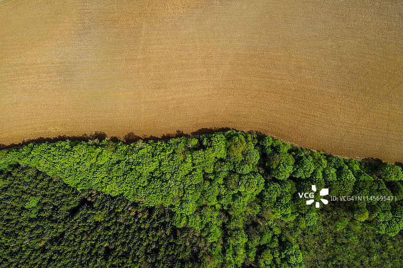 农业用地无人机视图图片素材