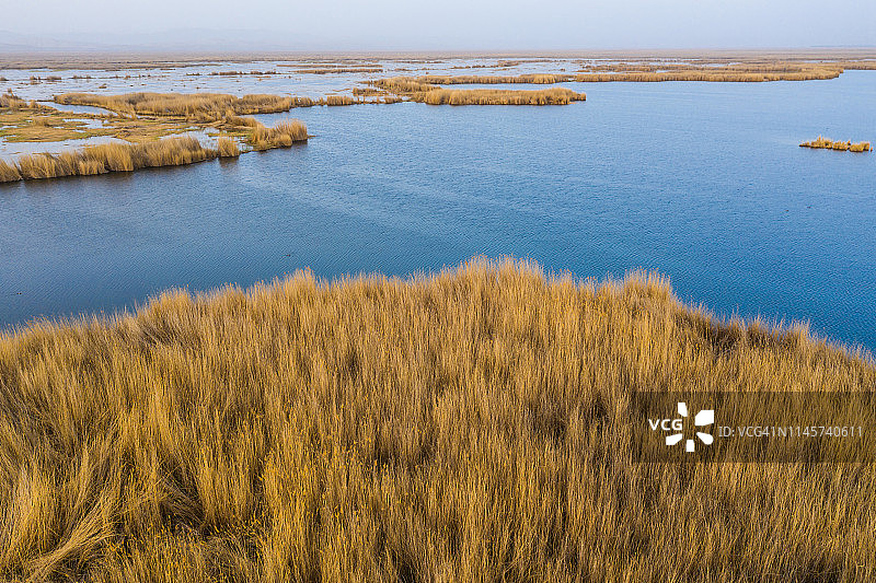 新疆博斯腾湖图片素材