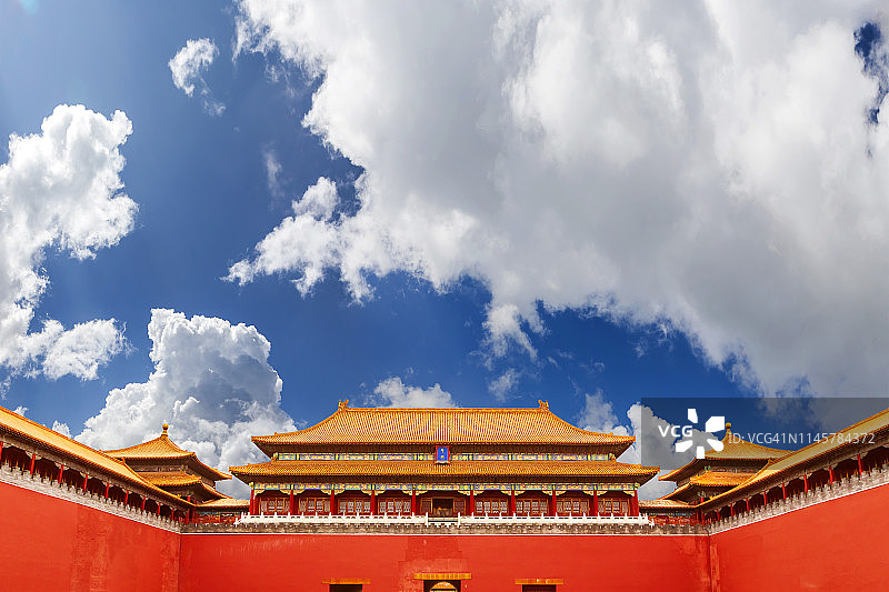 中国北京故宫午门图片素材