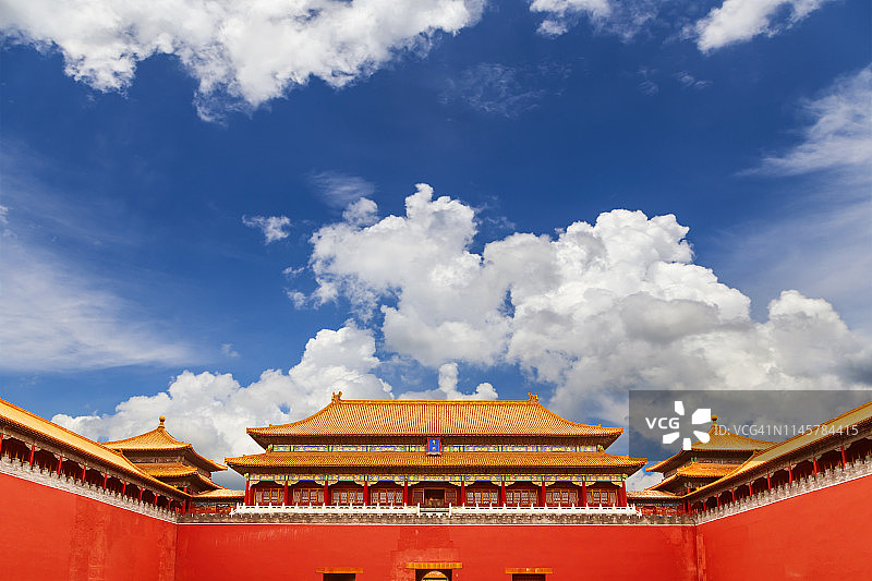 中国北京故宫午门图片素材