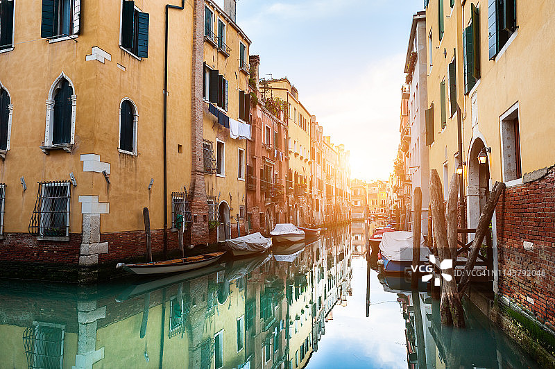 意大利威尼斯风景运河图片素材