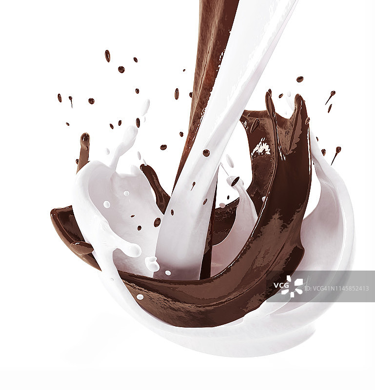 牛奶飞溅图片素材