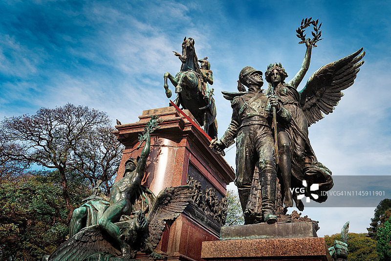 布宜诺斯艾利斯 - 圣马丁广场图片素材