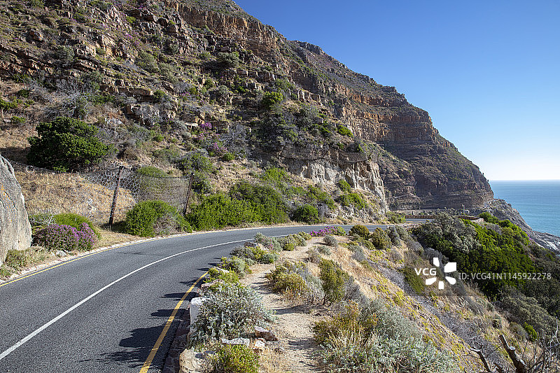 南非开普半岛查普曼峰 drive图片素材