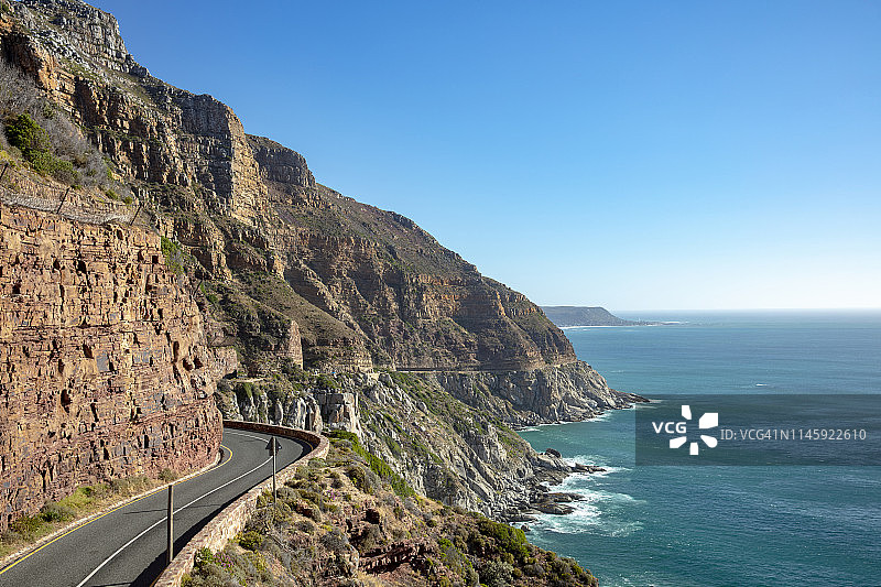 南非开普半岛查普曼峰 drive图片素材