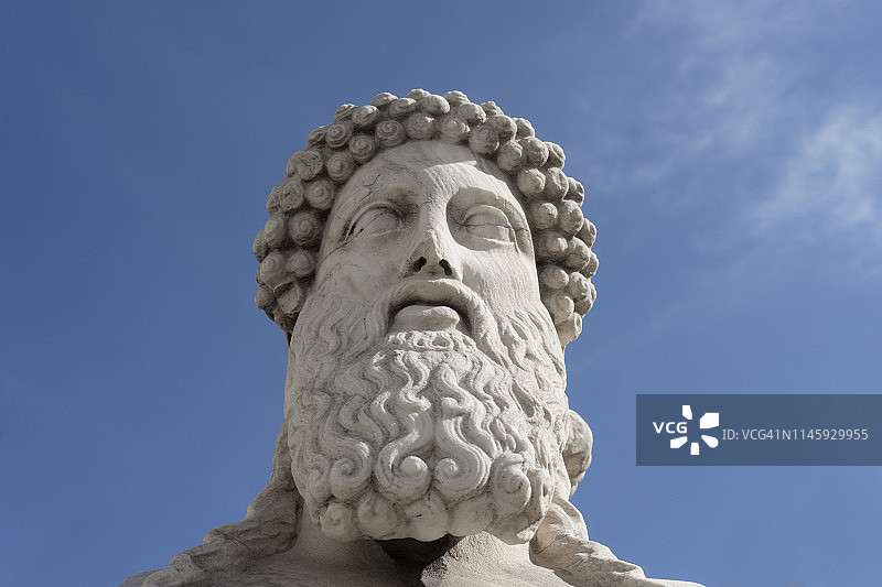 帕纳辛奈科体育场的半身像图片素材