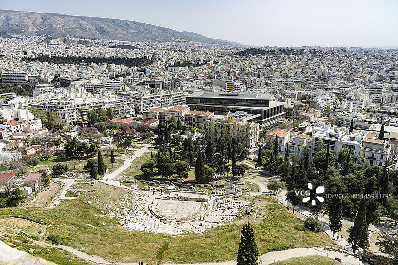 希腊雅典狄俄尼索斯剧场图片素材
