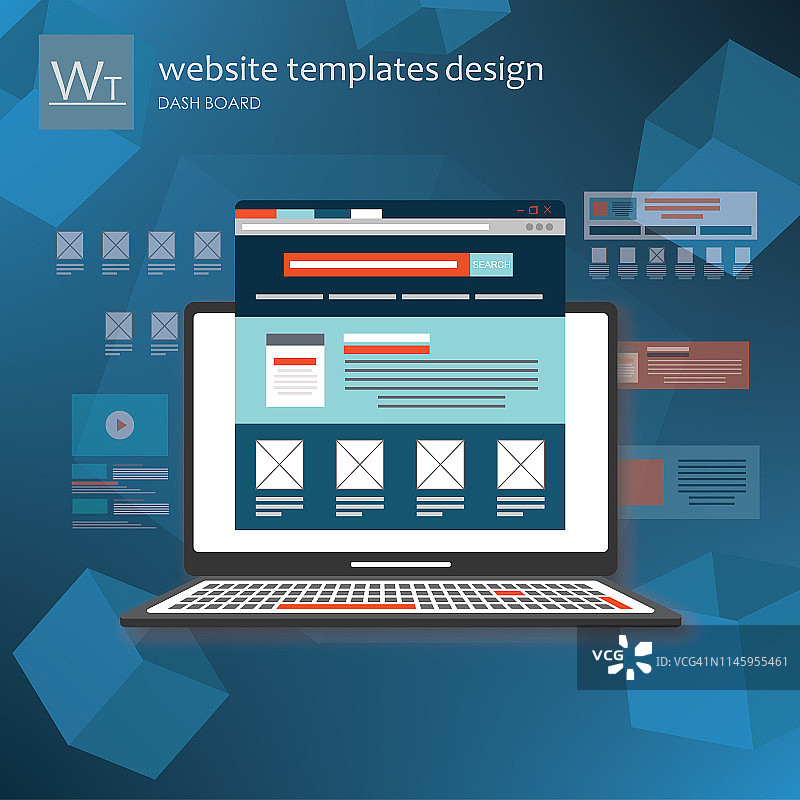 简约浏览器窗口图片素材