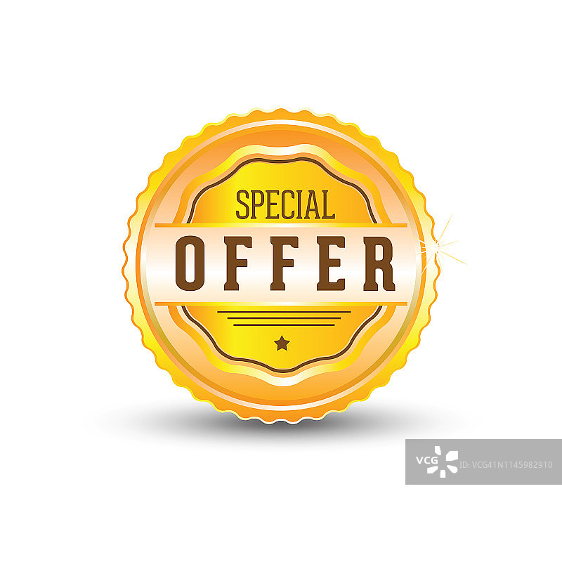特价优惠金色印章图片素材